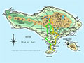  Routenplan "Impressionen Balis" 