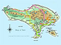  Routenplan "Klassische Bali Rundreise" 